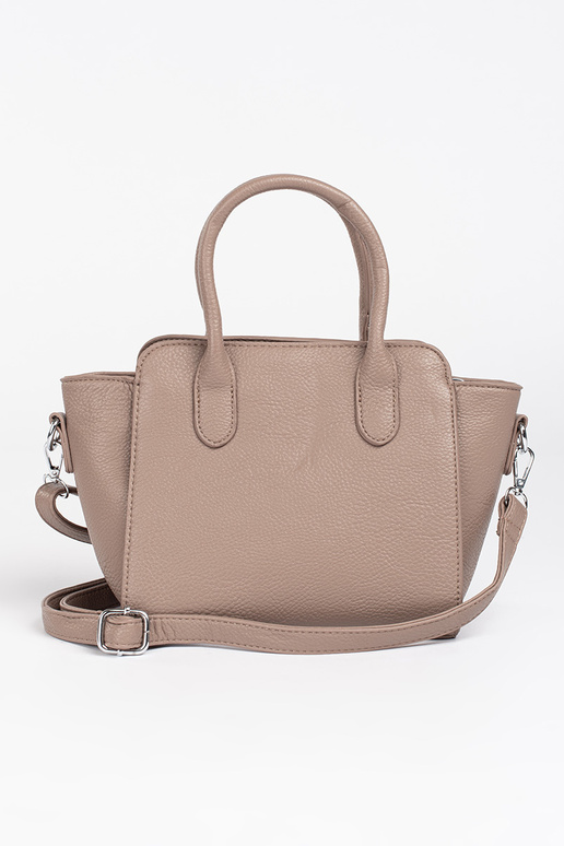 elfenbeinfarbe elegante Handtasche ze...