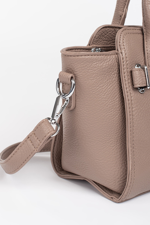 elfenbeinfarbe elegante Handtasche ze...