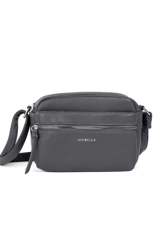 Klein grau elegante Handtasche auf...