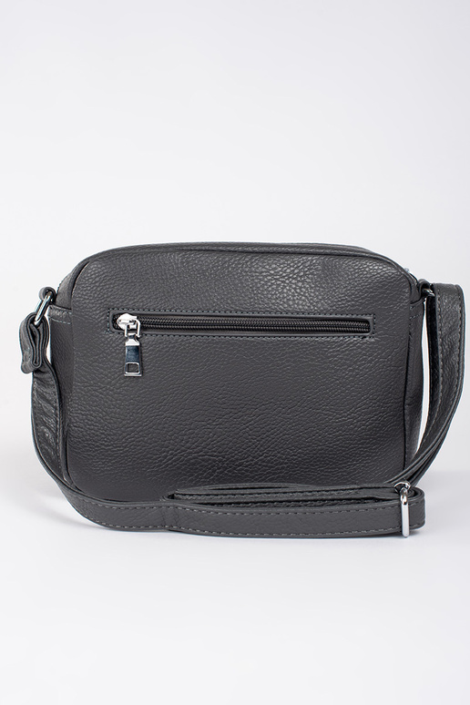 Klein grau elegante Handtasche auf...