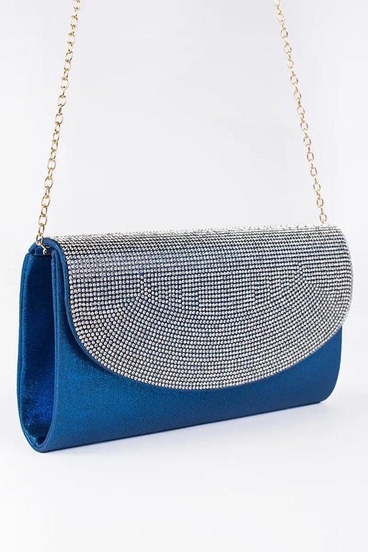 Klassische kleine Handtasche blau