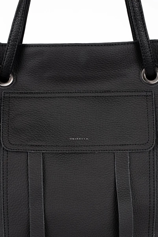 schwarze Handtasche Shopper