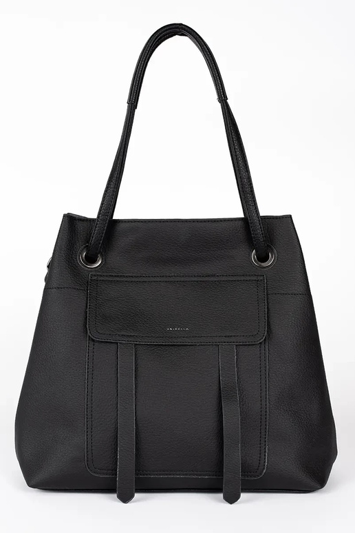 schwarze Handtasche Shopper