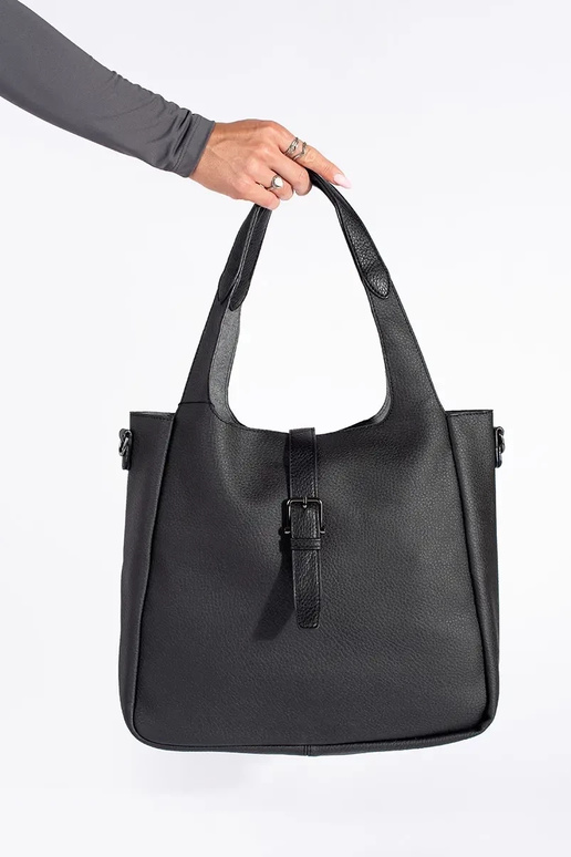 SchZuarz Handtasche shopper Frauen