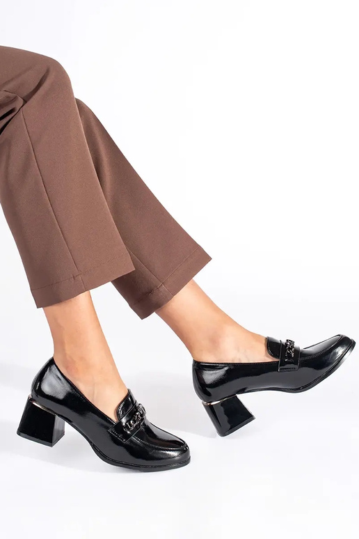 schZuarze Farbe Frauen Halbschuhe auf...