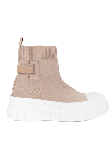 Beige groß Schuhe mit einer...