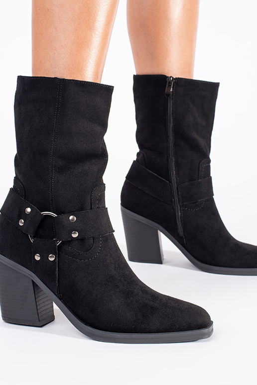 aus INildleder schZuarze Farbe Stiefel aus INildleder schZuarze Farbe Stiefel