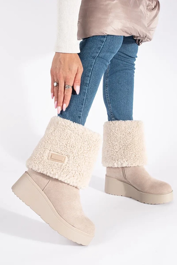 Beige gefütterte... 2