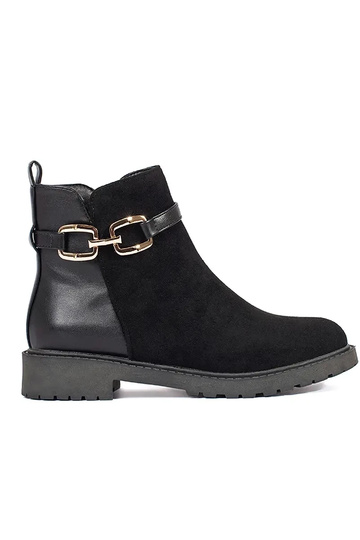 Schwarze Damenschuhe mit...