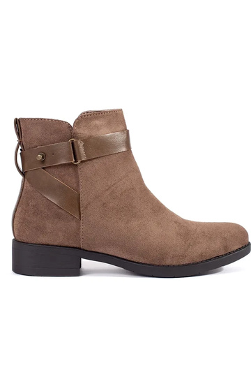 Damenschuhe aus beigem...
