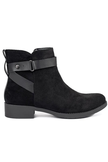 Schwarze Damenstiefel aus...