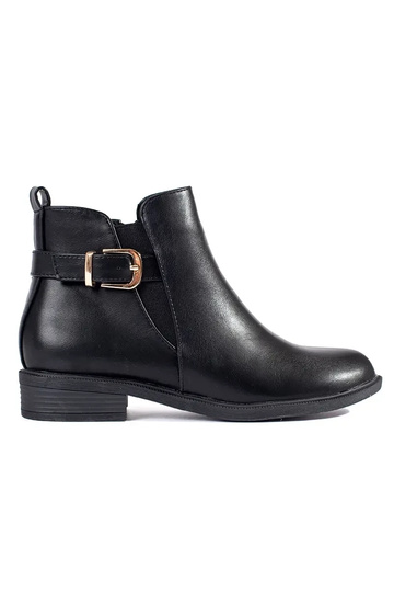 Schwarze Damenschuhe mit...