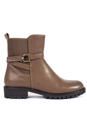 braune hohe Damenschuhe