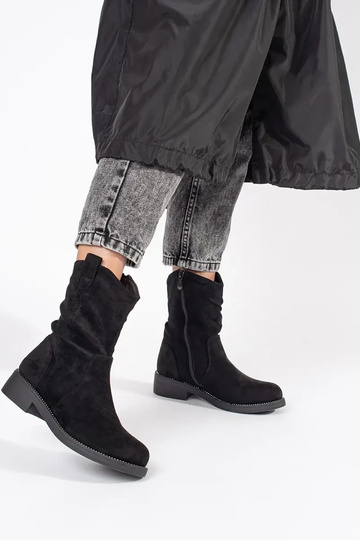 Schwarze Cowboystiefel aus... 2