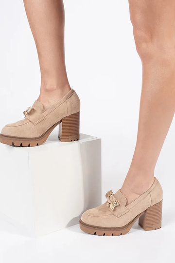 Sandfarbene Damen-Sneakers... 2