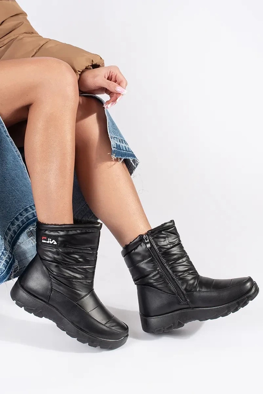 Damen-Schneestiefel in Schwarz