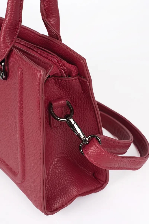 Rote klassisch elegante Handtasche