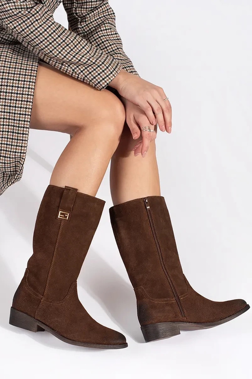 braune Farbe Haut Stiefel typu... braune Farbe Haut Stiefel typu...