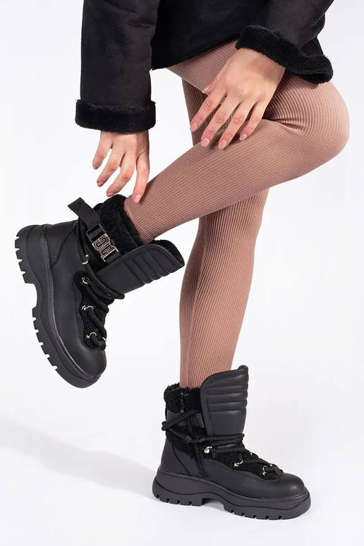 schZuarze Farbe Schneestiefel für... schZuarze Farbe Schneestiefel für...