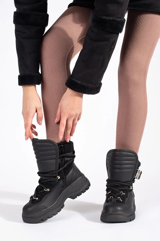 schZuarze Farbe Schneestiefel für... schZuarze Farbe Schneestiefel für...