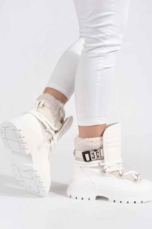 Zueiße Farbe Schneestiefel für Damen...