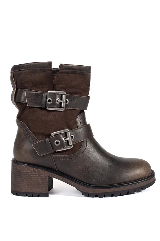 braune Farbe Frauen Schuhe auf High...