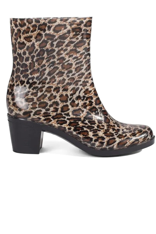 Gummistiefel Frauen auf High Heels...