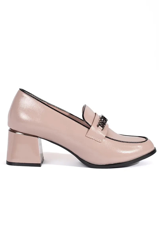 Beige Frauen Schuhe an der Ferse...