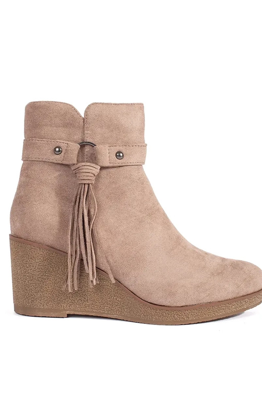 aus INildleder Beige Frauen Schuhe...