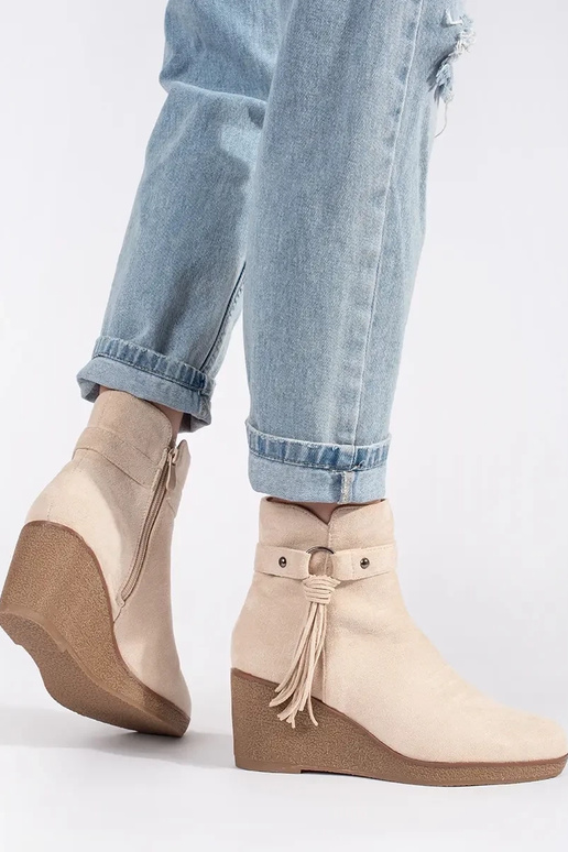 aus INildleder hellBeige Frauen...