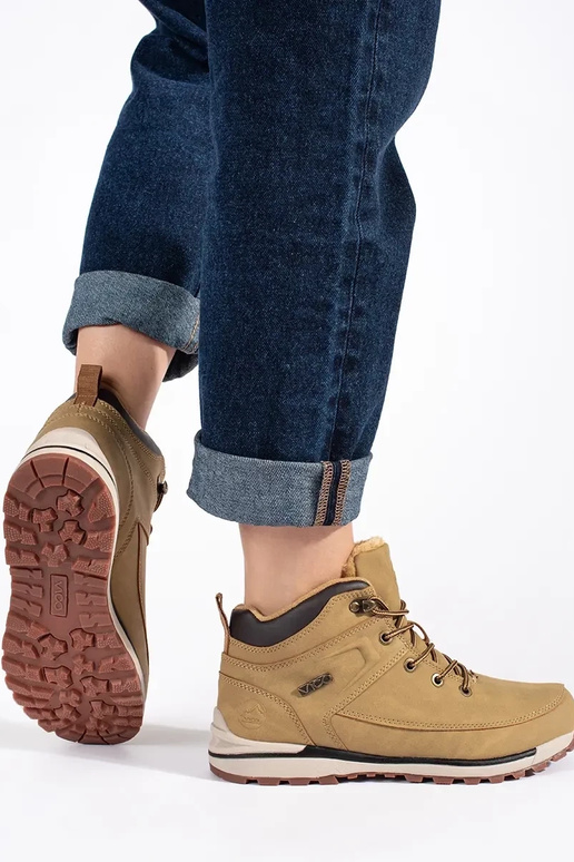 braune Farbe isolieren Trekkingschuhe braune Farbe isolieren Trekkingschuhe