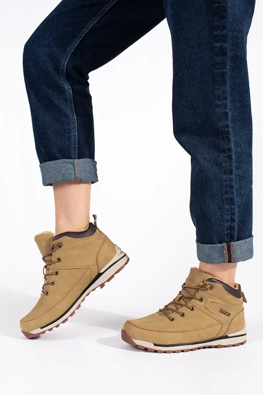 braune Farbe isolieren Trekkingschuhe braune Farbe isolieren Trekkingschuhe