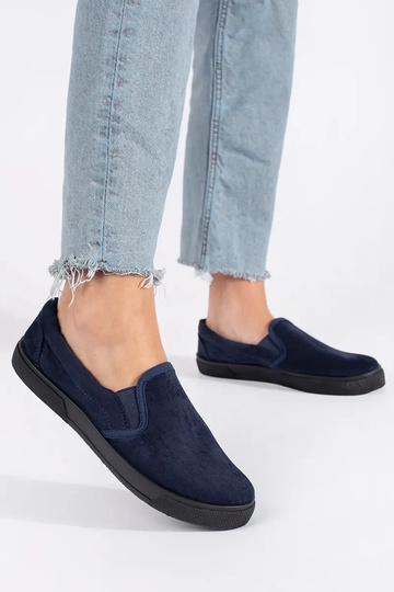 Blaue Slip-On Schuhe 2