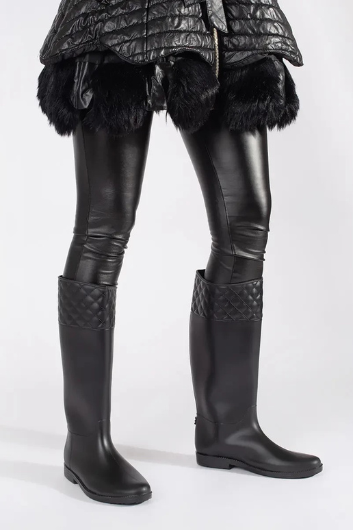 schZuarze Farbe matt Gummistiefel schZuarze Farbe matt Gummistiefel