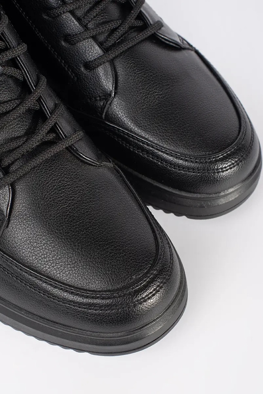 Schwarze Herren warme Schuhe Schwarze Herren warme Schuhe