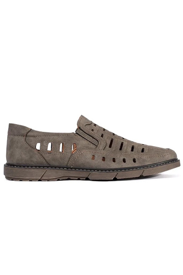 Braune Herren-Außensandalen