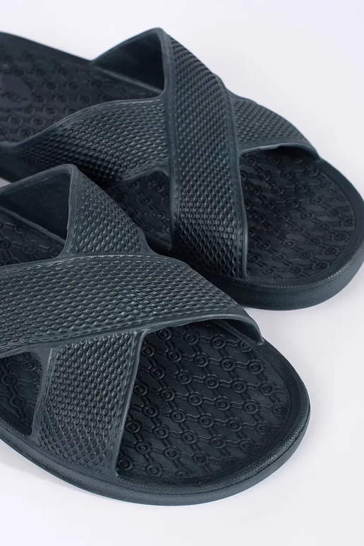 Dunkelblaue Herren Badeschuhe