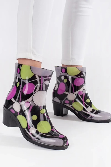 Punktierte Gummistiefel mit... 2