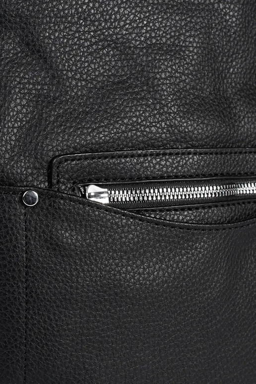 Schwarze Handtasche-Rucksack