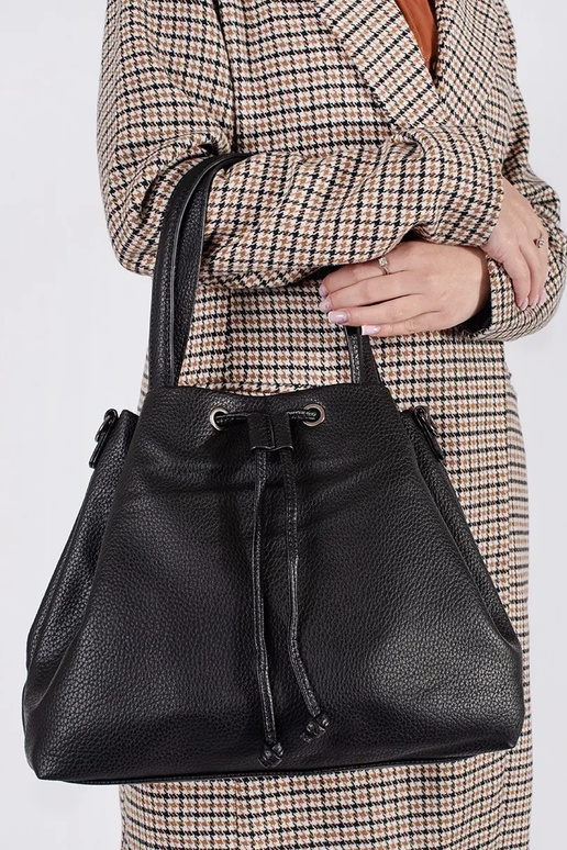 Schwarze Tragetasche