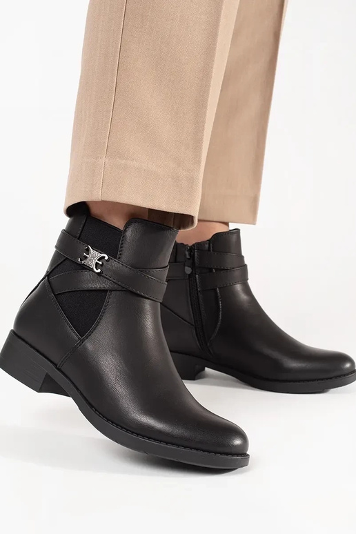 Schwarze Damenstiefel