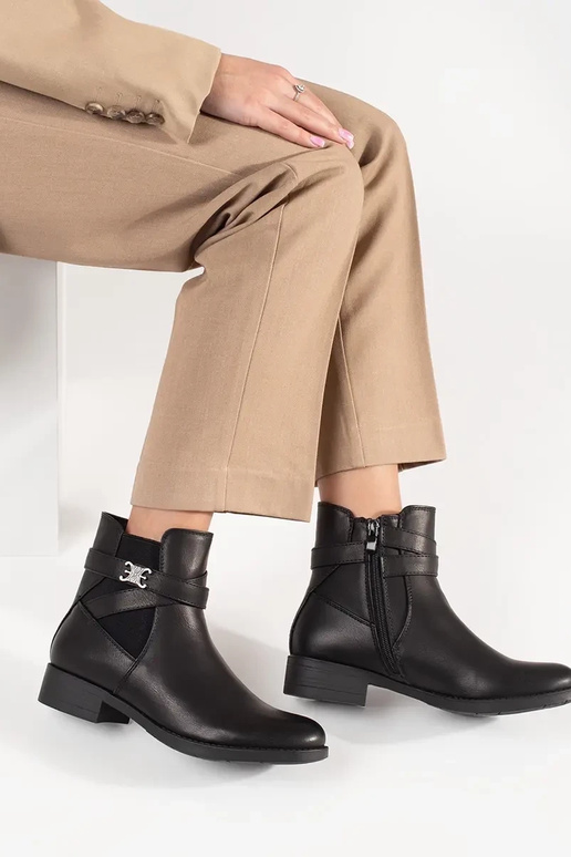 Schwarze Damenstiefel