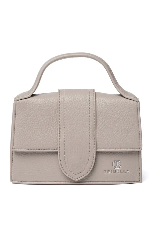 Graue kleine Tasche mit Griff