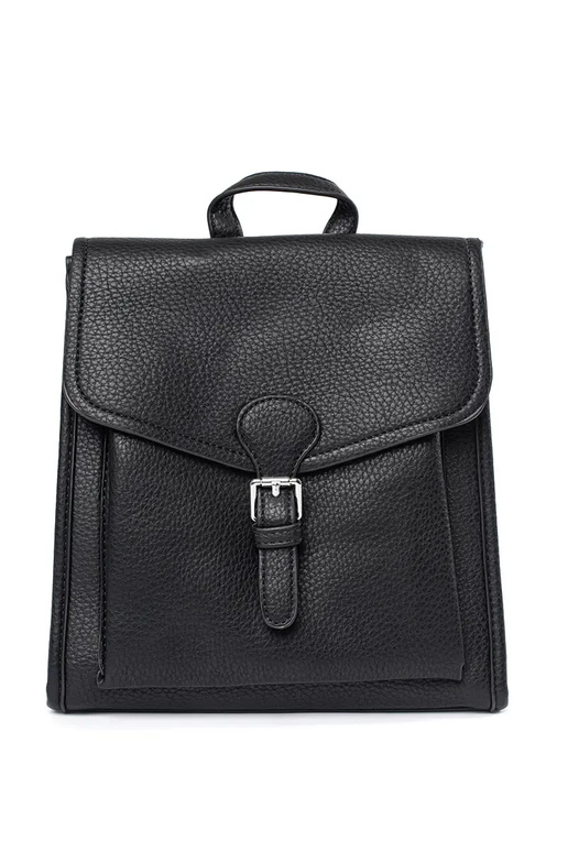 Schwarze Damen-Rucksacktasche Schwarze Damen-Rucksacktasche