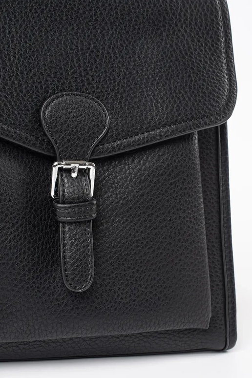 Schwarze Damen-Rucksacktasche Schwarze Damen-Rucksacktasche