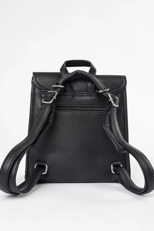 Schwarze Damen-Rucksacktasche Schwarze Damen-Rucksacktasche