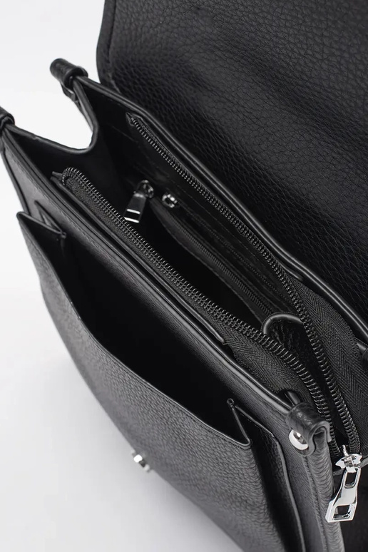Schwarze Damen-Rucksacktasche Schwarze Damen-Rucksacktasche