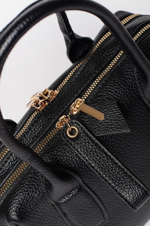 Schwarze Damenhandtasche Schwarze Damenhandtasche