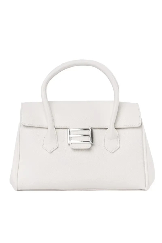 Graue Damenhandtasche mit Riemen Graue Damenhandtasche mit Riemen