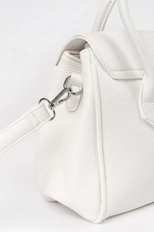 Graue Damenhandtasche mit Riemen Graue Damenhandtasche mit Riemen